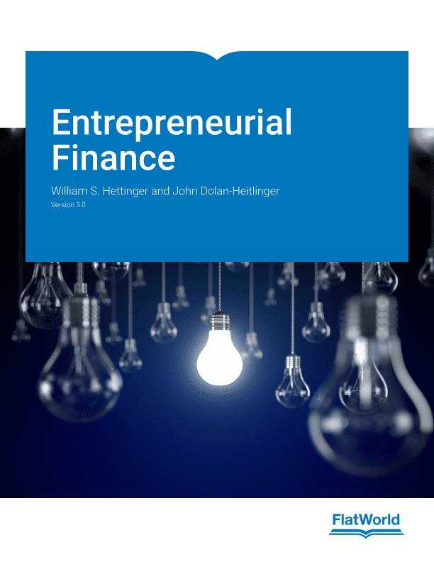 Entrepreneurial Finance Version 3.0 By William S. Hettinger and John Dolan-Heitlinger