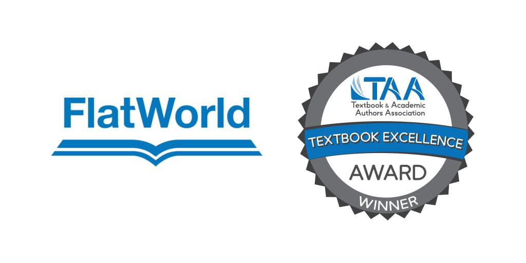 FlatWorld Textbook Receives 2020 Most Promising New Textbook Award from Textbook & Academic Authors Association